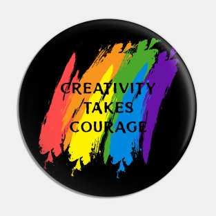 Creative Mind Rocks Pin