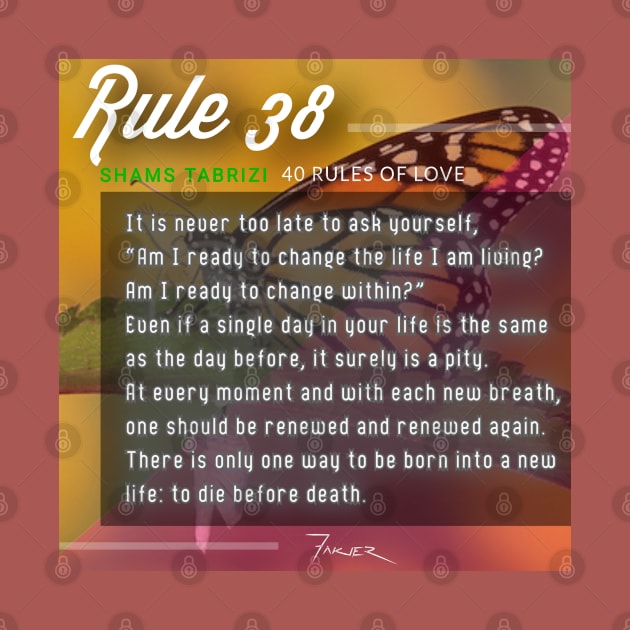 40 RULES OF LOVE - 38 by Fitra Design