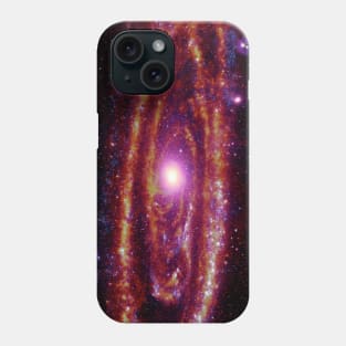 The Andromeda Galaxy in Ultraviolet and Infrared Phone Case