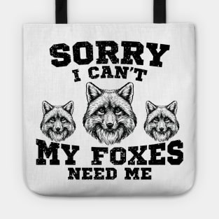 fox lovers Tote