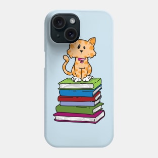 Cat in a Bookshop Phone Case