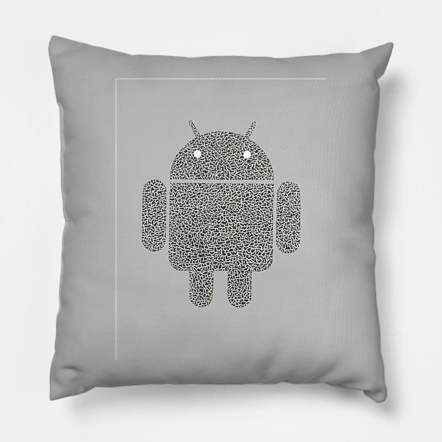 Android-aa2 Pillow by hi_aviaviavia