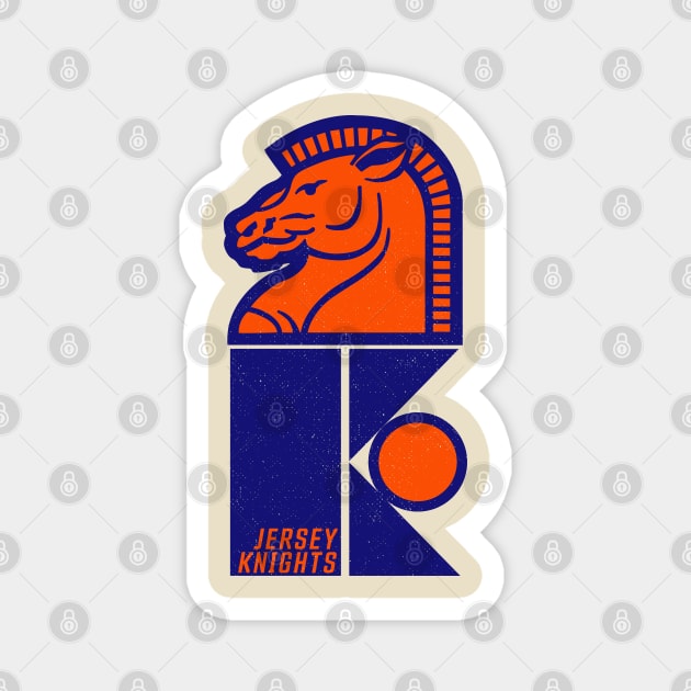 Defunct Jersey Knights WHA Hockey 1974 Magnet by LocalZonly