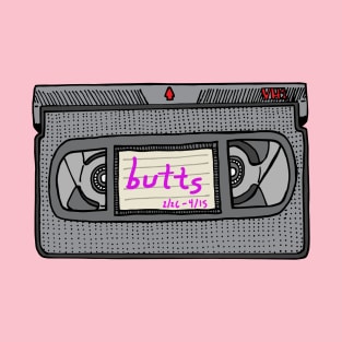 Memories of Butts VHS Homage to Home Videos T-Shirt