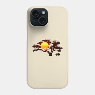 The Sun Tree and the Moon Grizzly Phone Case