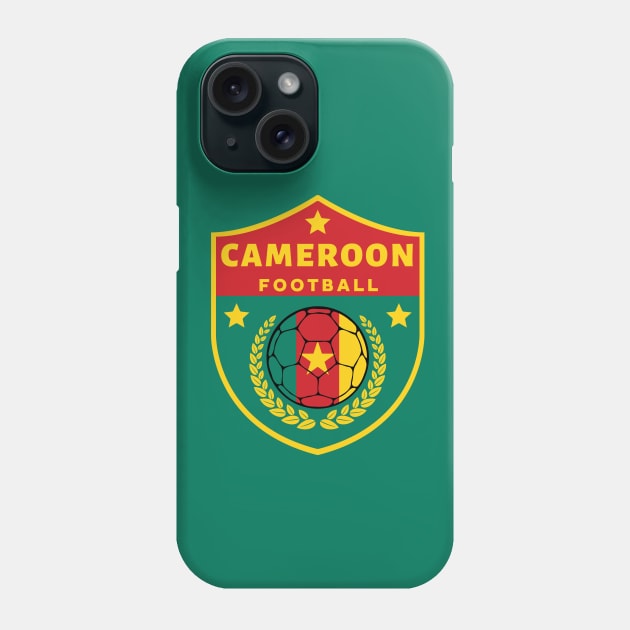 Cameroon Football Ball Phone Case by footballomatic