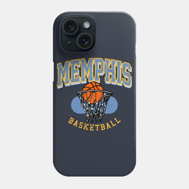 Vintage Memphis Basketball Phone Case by funandgames