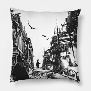 Meet Me Where The Sun Goes Down Pillow