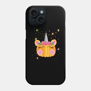 Cute Unicorn Pumpkin Girls Kids Funny Halloween Costume Gift Phone Case