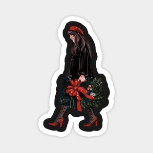 Dreamy Christmas Spirit Magnet