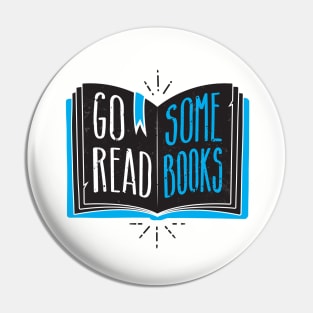 Go Read Some Books Pin