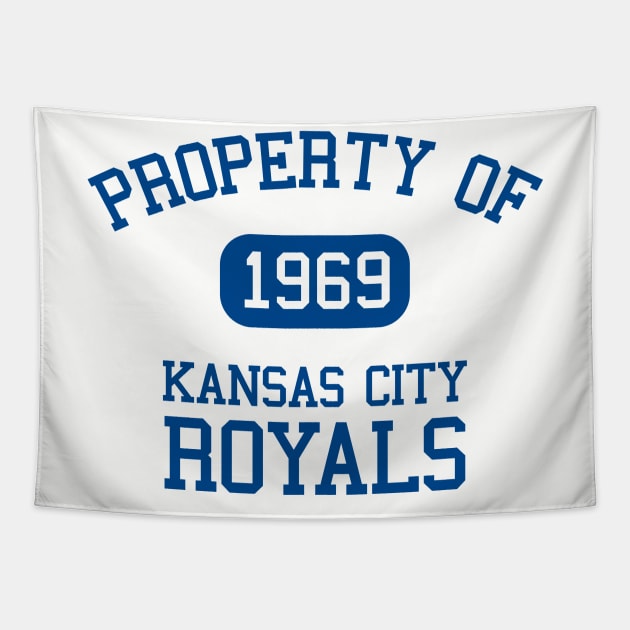 Property of Kansas City Royals Tapestry by Funnyteesforme