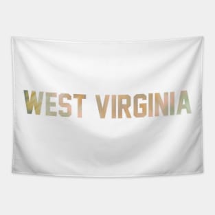 West Virginia Pastel tie Dye Tapestry