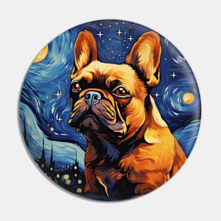 Ginger French Bulldog Night Pin