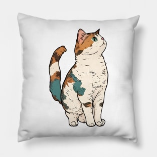 I Love You My Vintage Cat - Cute Cats Pillow