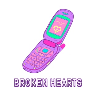 Broken Hearts Club Anime Manga Otaku Vaporwave Aesthetics T-Shirt