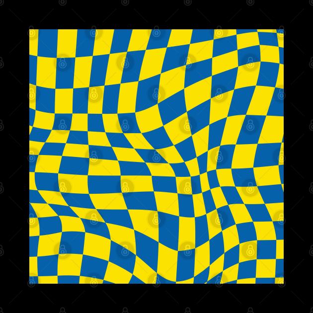 Leeds Distorted Checkered Pattern by Footscore