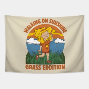 Walking On Sunshine Grass Edition Tapestry