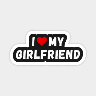 I love my girlfriend - I heart my girlfriend Magnet