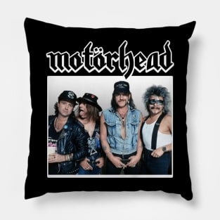 Motorhead Black White Pillow