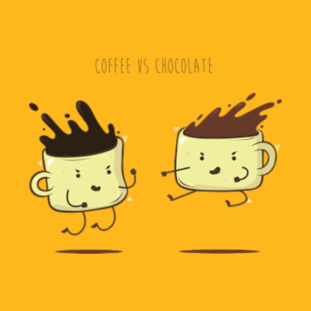 Coffee vs chocolate by Baxtr