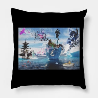 ICE ART PRINTS Pillow