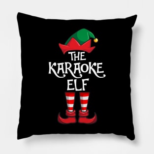 Karaoke Elf Matching Family Christmas Singing Pillow