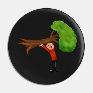 Save A Tree - Boy Edition Pin