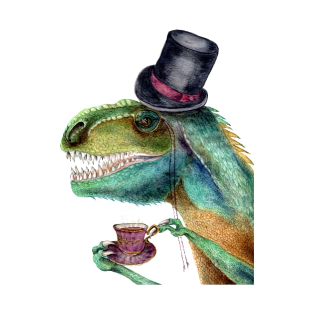 Victorian Gentleman Tyrannosaurus Rex by Goosi