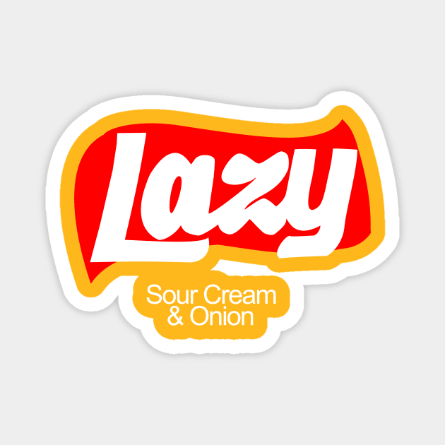 Lazy Chips Sour Cream & Onion Magnet by ELKaito