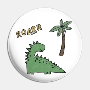 Dinosaur drawing Pin