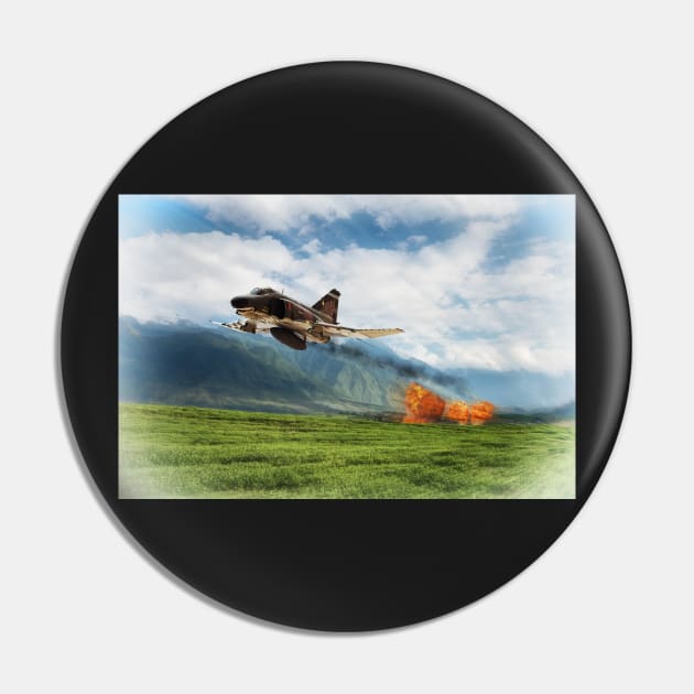 Phantom Bomb Run Pin by aviationart