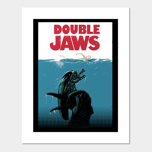 Double Jaws Jaws Posters And Art Prints Teepublic Au