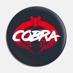 Cobra Commander 80s Edition Pin