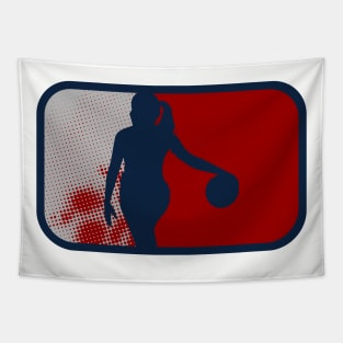 Basketball player girl | WNBA Tapestry