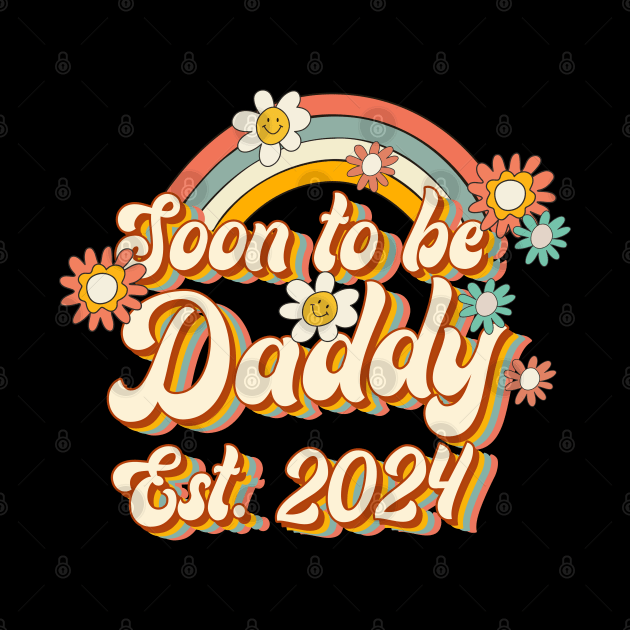 Soon To Be Daddy Est. 2024 Family 60s 70s Hippie Costume by Rene	Malitzki1a