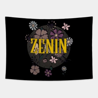 Aesthetic Proud Name Zenin Flowers Anime Retro Styles Tapestry