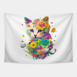 Use KITTEN FROM FLOWERS To Make Someone Fall In Love With You Tapestry