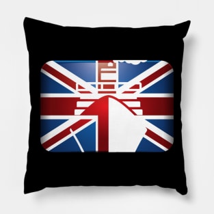 UK Flag - Cruise Ship Pillow