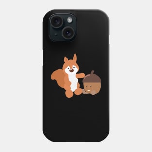 Squirrel with Acorn Phone Case