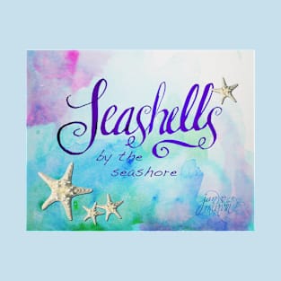 Seashells by the seashore by Jan Marvin T-Shirt