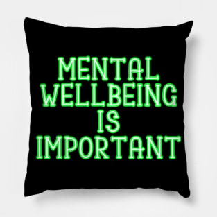 Mental Wellbeing v2 Pillow