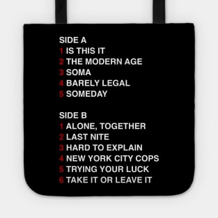 The Strokes - Is This It Tracklist Tote