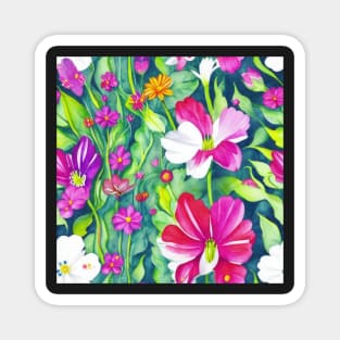 Floral pattern background Magnet