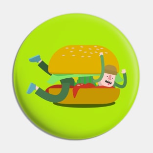 Burger Food Pin