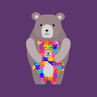 autism mama bear T-Shirt