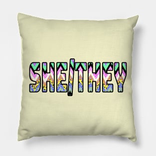 She/They Pillow