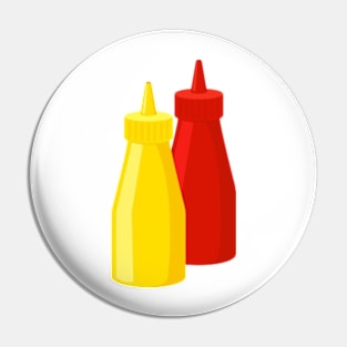 Mustard and ketchup Pin