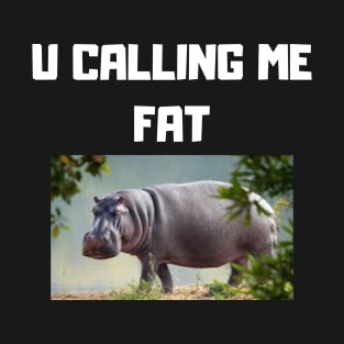 U calling me fat T-Shirt