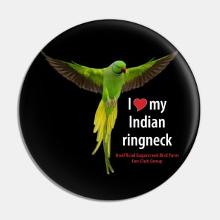 Indian ringneck parrot Pin